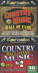 32 Songs Country Music Hall of Fame Karaoke 2 CD G Set Patsy Dolly