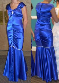 Xscape By Joanna Chen Mermaid Style Prom Dress With Cap Sleeves Retail
