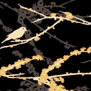 Joel Dewberry Aviary 2 Sparrows Cavern 1 Yard 25 Inches