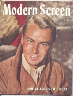 1945 Modern Screen Magazine Jimmy Stewart