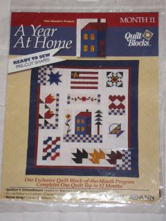 Joann Fabric Quilt Block Kit A Year at Home