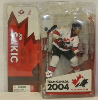 New McFarlane NHL Joe Sakic Figure Team Canada 2004