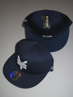Zoo York Navy Blue Stretch Flex Fit Hat Cap Skate Fitted Ballcap