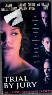 Trial by Jury VHS 1995 Joanne Whalley William Hurt 012569640436