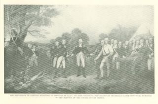  Surrender of General Burgoyne at Saratoga in 1777 by John Trumbull