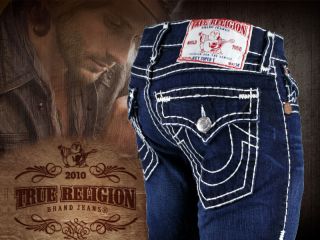 True Religion Jeans Mens Joey Super T Black Jack New
