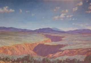 William Bill Berra Art Brochure New Mexico Artist