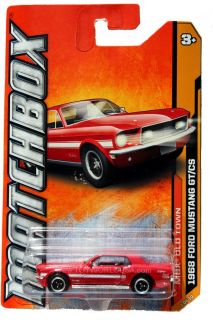 2012 Matchbox 61 MBX Old Town 1968 Ford Mustang GT CS Red