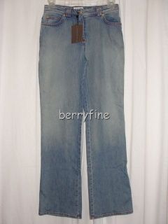 BFS06~NEW ST. JOHN SPORT Blue Stretch FASHION FIT Leg Jeans w/Red
