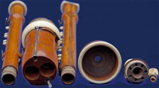  Instruments, antique Double Flageolet by Bainbridge around 1810