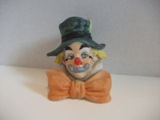 John Mccleland Reco Clown Bust Figurine Hobo 1984