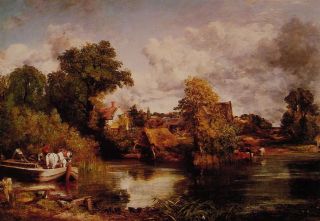 John Constable Oil Painting repro The White Horse and other two