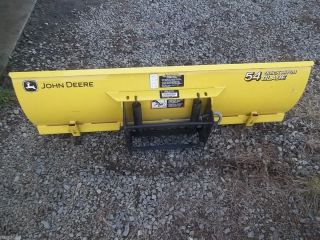 JOHN DEERE 54 FRONT BLADE FOR QUICK HITCH 425 445 455 420 430 X485