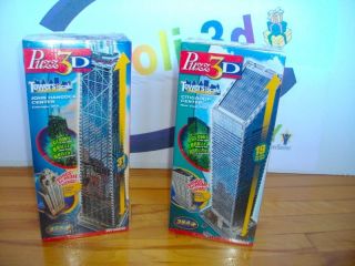 CITIGROUP JOHN HANCOCK 4 TOWERS MADE TO SCALE Puzz 3d Puzzle SEALED