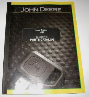 John Deere L120 Lawn Tractor Parts Catalog Manual Book JD PC9290