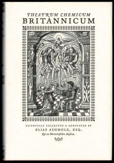 Theatrum Chemicum Britannicum Elias Ashmole John Dee Alchemy Ouroboros Press  