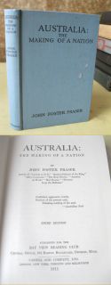 Australia The Making of A Nation 1911 John Foster Fraser  