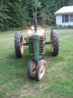 John Deere H Tractor H1 Plow  
