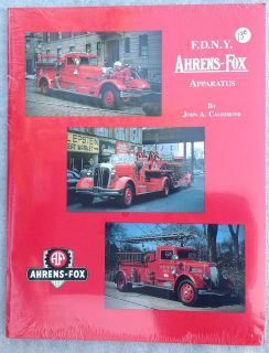 FDNY Ahrens Fox Mack L Model Apparatus Books by John A Calderone  