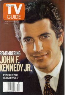 TV Guide August 1999 John F Kennedy Jr Buffy The Vampire Slayer Ted Williams  