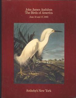 John James Audubon The Birds of America Sotheby's 1983  