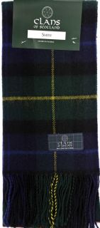 GL Attractions Family Clan Scarves Selection Sinclair to Wallace  