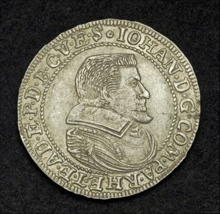 1611 Pfalz Zweibrucken John II "The Younger" Silver 1 4 Thaler Teston R  