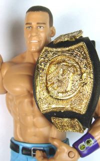 WWE Wrestling John Cena with Belt Wrestler Action Figure Kids Toy Never Give Up  