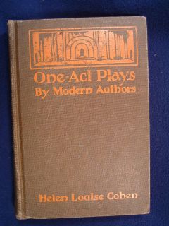One Act Plays by Modern Authors Book 21389  
