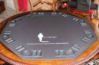 John Wayne Table Top Poker Set Chips with Case  