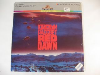 Red Dawn 1984 Laserdisc Patrick Swayze Lea Thompson  