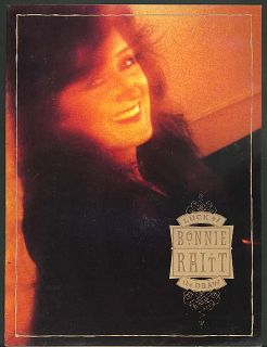 Bonnie Raitt Luck of the Draw Concert Tour Program 1991  