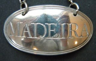 John Rich Georgian Silver Madeira Decanter Label 1796  