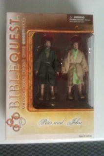 Bible Quest action figures Peter and John  