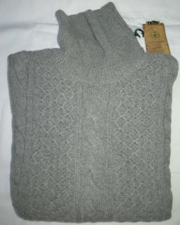 BORRELLI Napoli sweater gray cashmere wool size 40 R 50 EURO SIZE New  