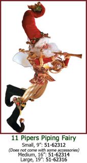 Mark Roberts 11 Pipers Piping Fairy LARGE  