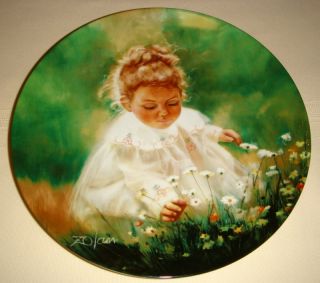 Donald Zolan Childhood Pretty Little Frilly Girl Plate  