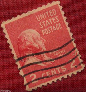 John Adams 2 Cents United States Postage Stamp US 806  