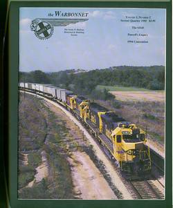 The Warbonnet Vol 01 2 Santa Fe Railway Historical Modeling Society magazine  