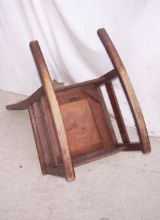 Antique Mission Oak Stickley Youth Rocker Rocking Chair  