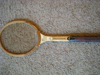 Rawlings John Newcombe Signature Wooden Tennis Racket  