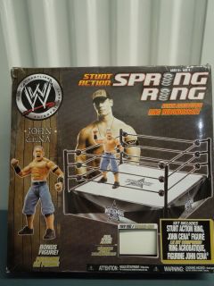 WWF WWE TNA Wrestling Raw John Cena Spring Ring Playset New in Box NIB Jakks  