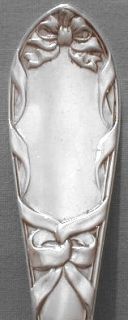 Coin Silver Ribbon T Evans Co Scallop Spoon 1855  