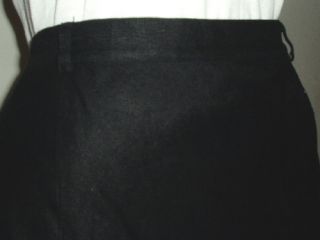 Ralph Lauren Black Linen Tulip Skirt Belt Loops 18W  