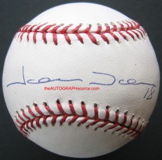 Johnny Damon Autographed Baseball HOF Signed GAI COA  