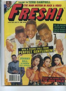 Fresh July 1990 Johnny Gill Perfect Gentlemen MBX31  