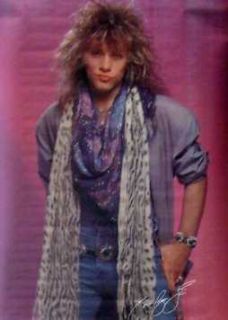 Jon Bon Jovi Poster Early Days  