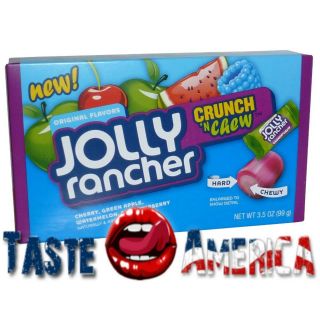 JOLLY RANCHER CRUNCH N CHEW CANDY 99g BOX AMERICAN IMPORT  