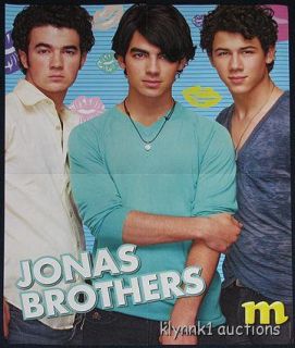 Jonas Brothers Centerfold Poster 1877A Selena Gomez  