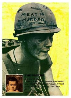 the Smiths POSTER Meat Is Murder LARGE Promo Morrissey Johnny Marr peta  